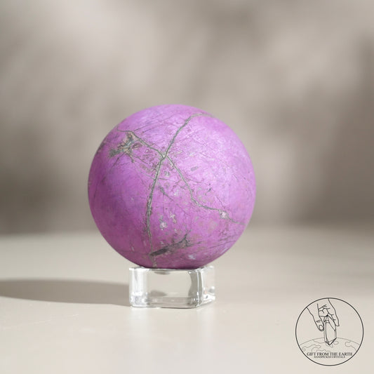 納米比亞紫磷鐵錳礦球