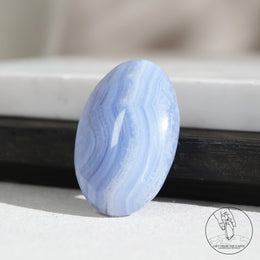 藍紋瑪瑙把件