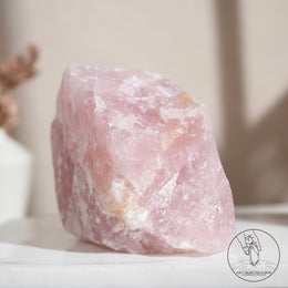 Madagascar Rose Quartz Raw Stone