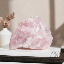 Madagascar Rose Quartz Raw Stone