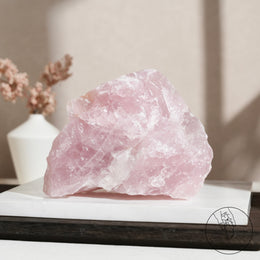 Madagascar Rose Quartz Raw Stone