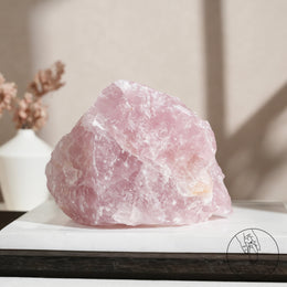 Madagascar Rose Quartz Raw Stone