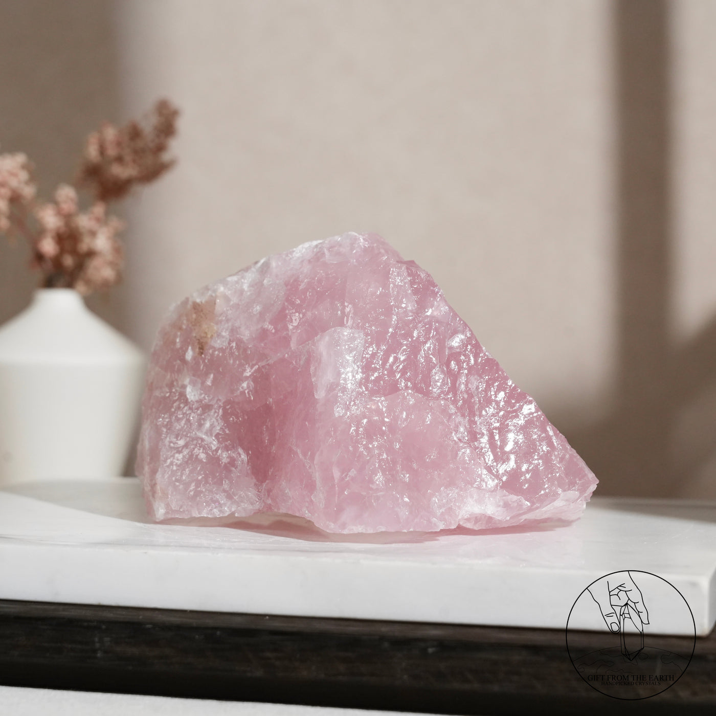 Madagascar Rose Quartz Raw Stone