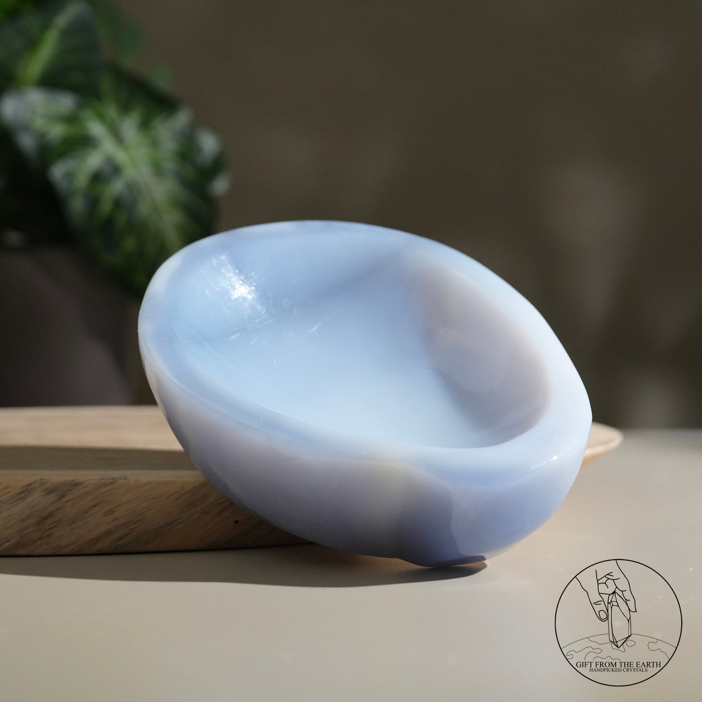 藍玉髓碗