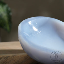 藍玉髓碗