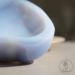 藍玉髓碗