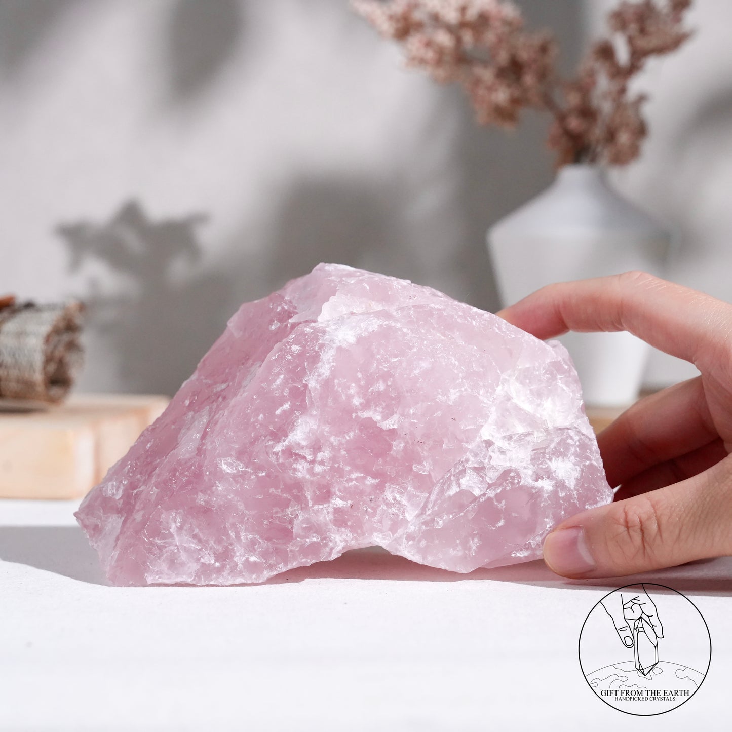 馬達加斯加粉晶原石