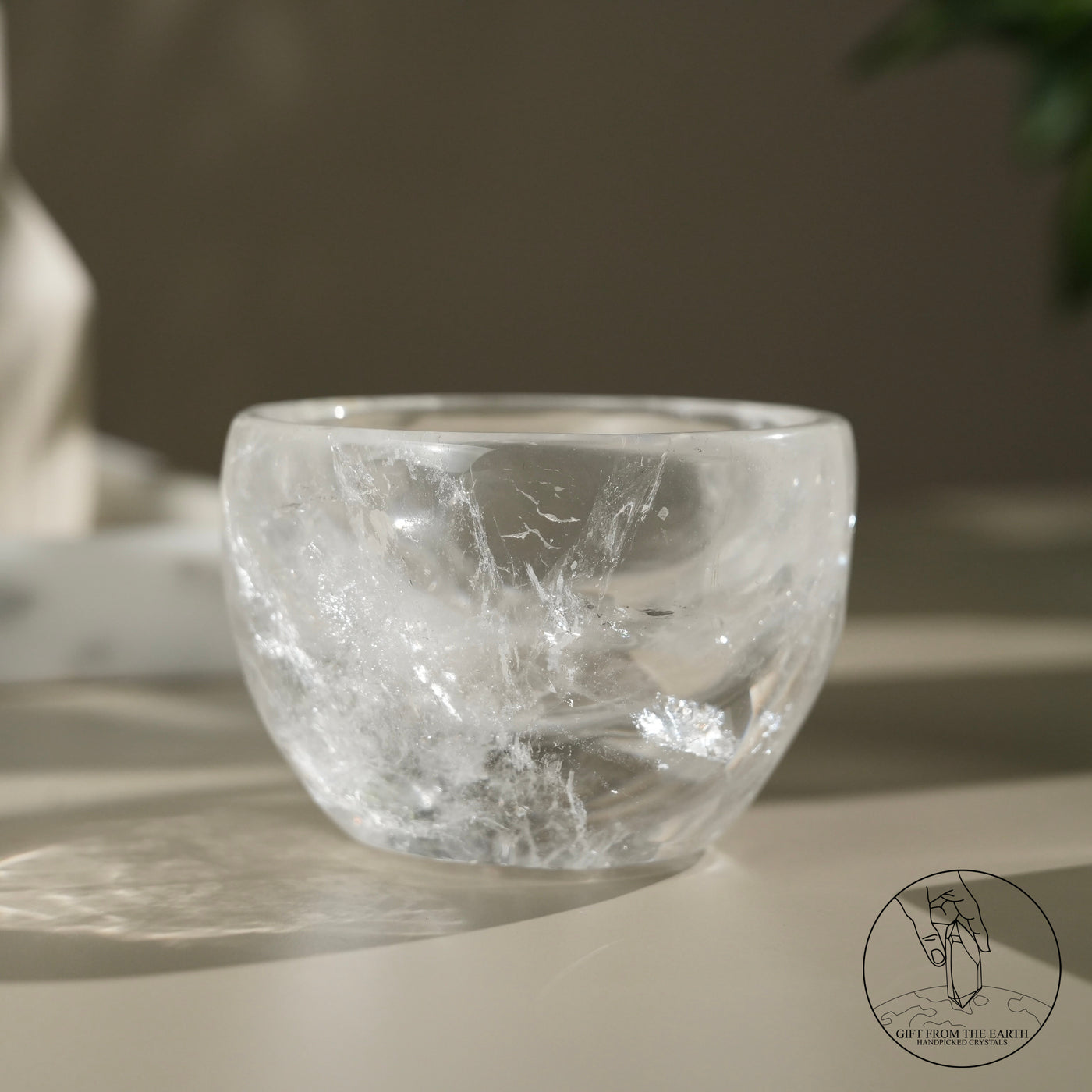 白水晶碗