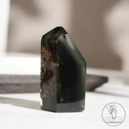 綠幽靈水晶柱