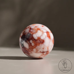 粉紅櫻花瑪瑙球