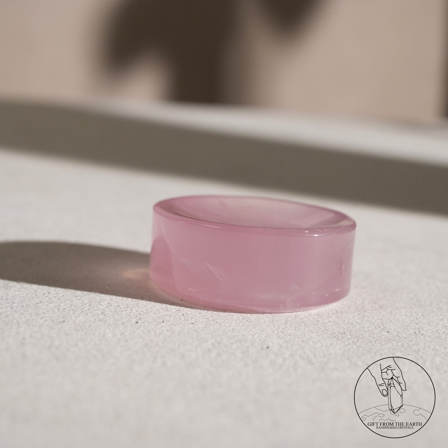 莫桑比克粉晶飾物碟