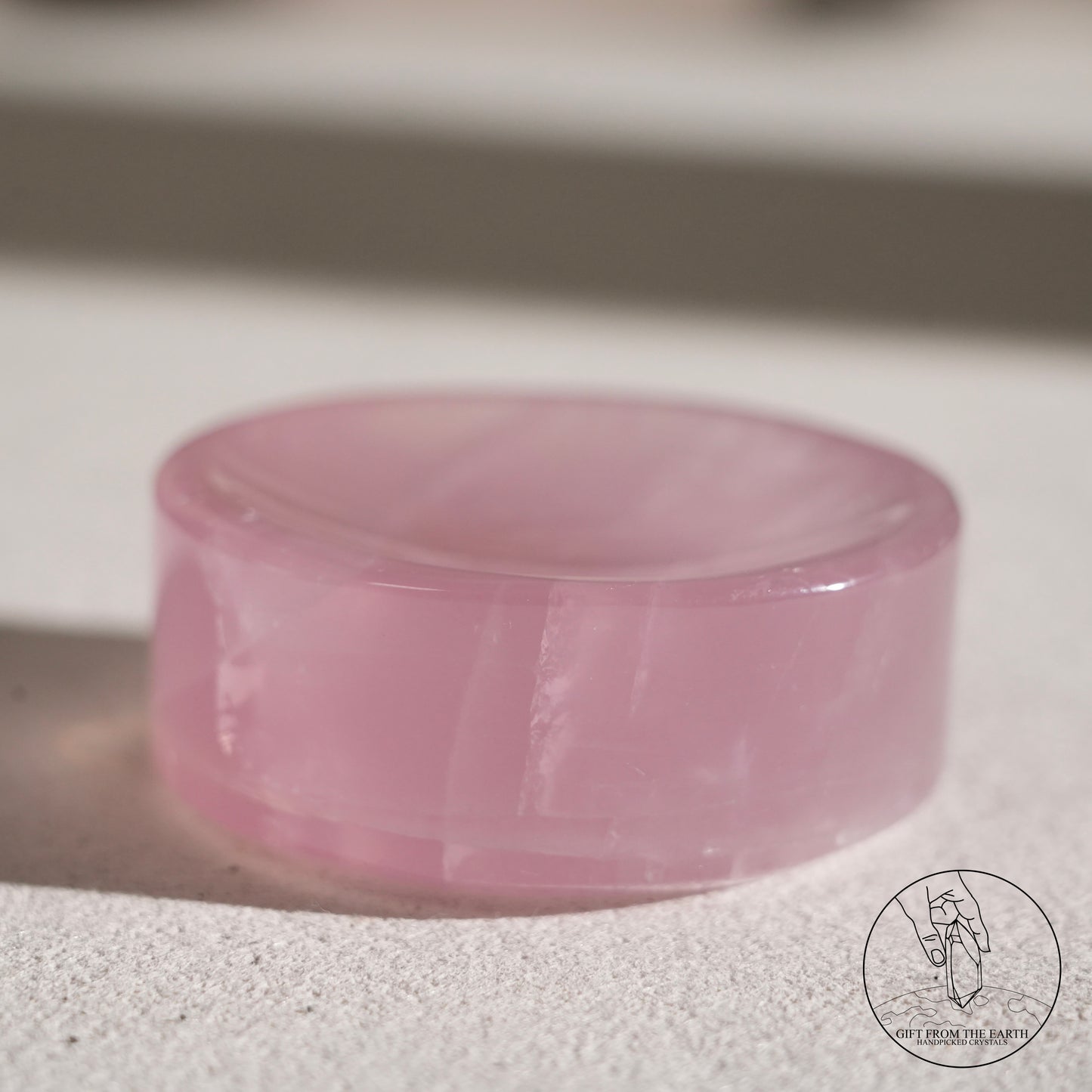 莫桑比克粉晶飾物碟