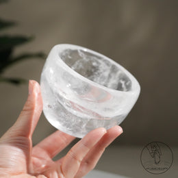 白水晶碗