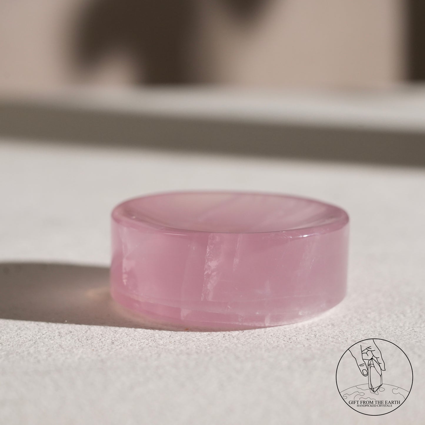 莫桑比克粉晶飾物碟