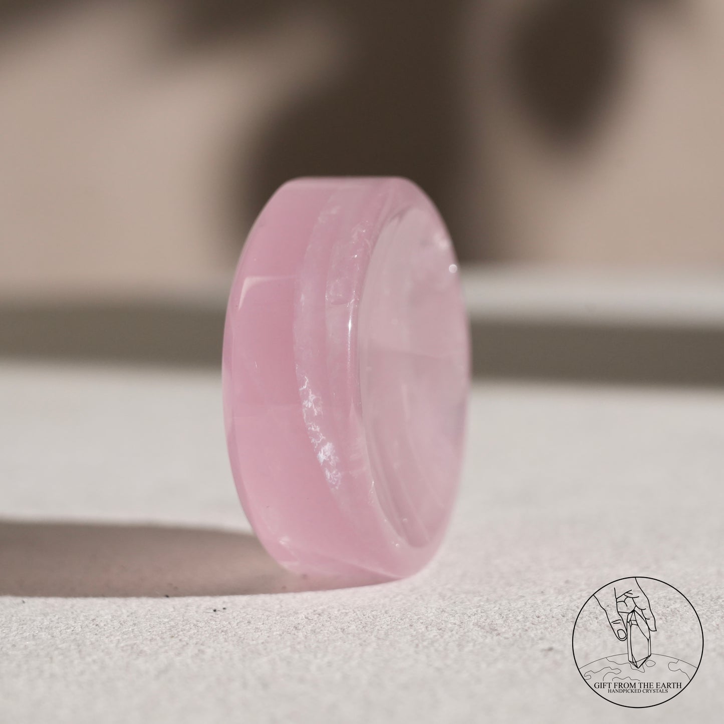 莫桑比克粉晶飾物碟