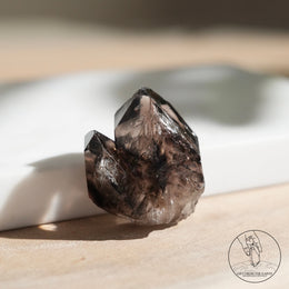 南非雙生黑骸骨水晶