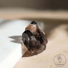 南非雙生黑骸骨水晶