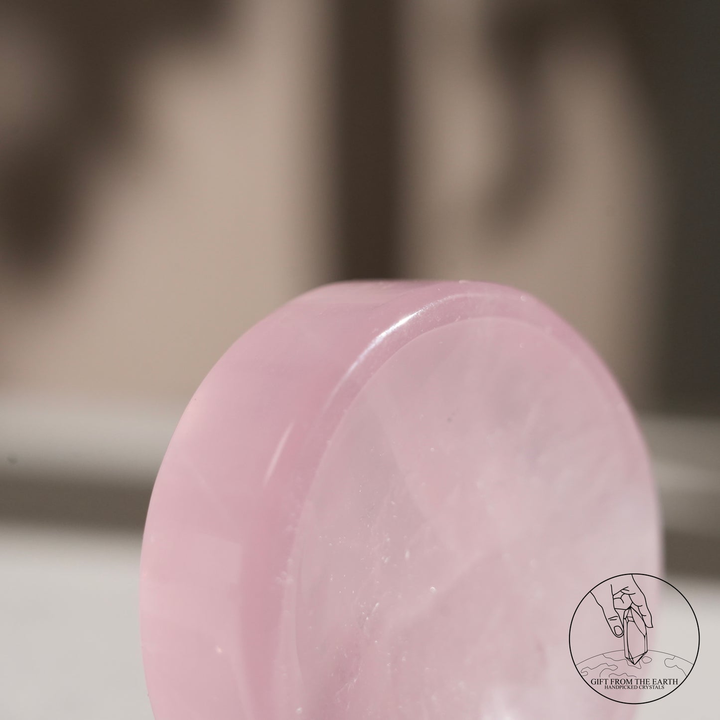 莫桑比克粉晶飾物碟