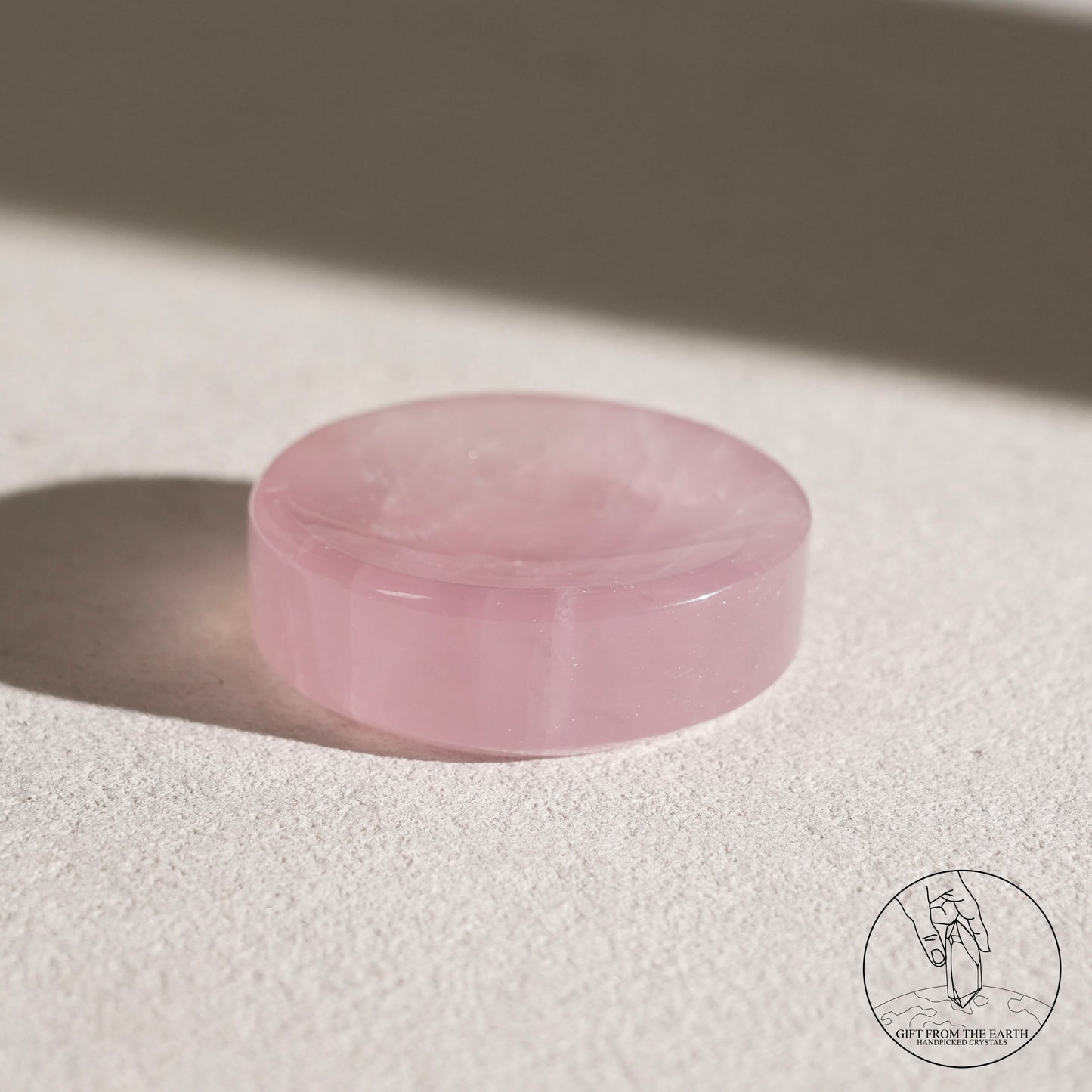 莫桑比克粉晶飾物碟