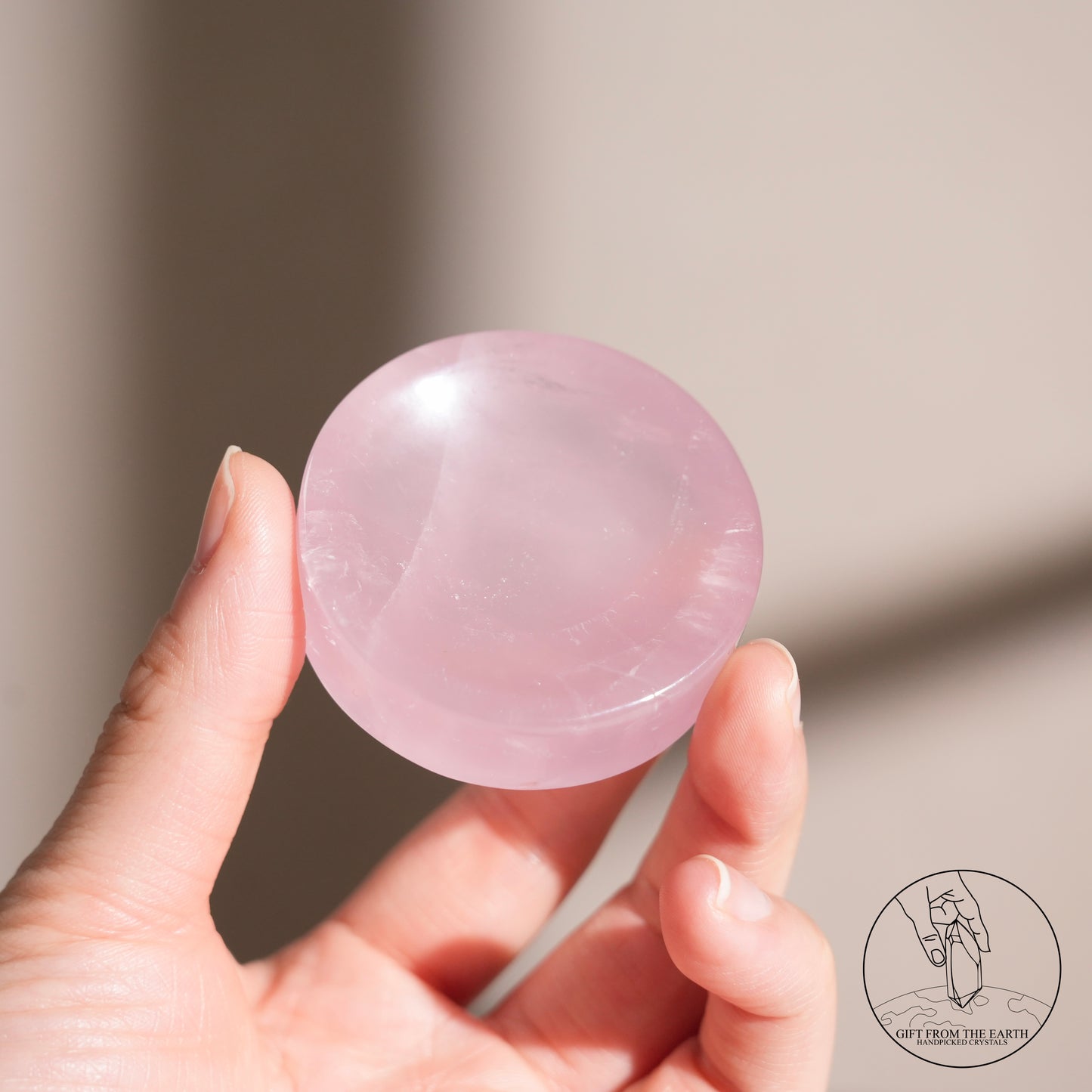 莫桑比克粉晶飾物碟