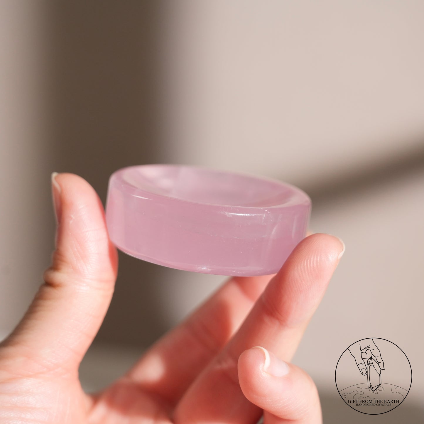 莫桑比克粉晶飾物碟