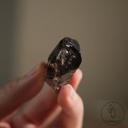 南非雙生黑骸骨水晶