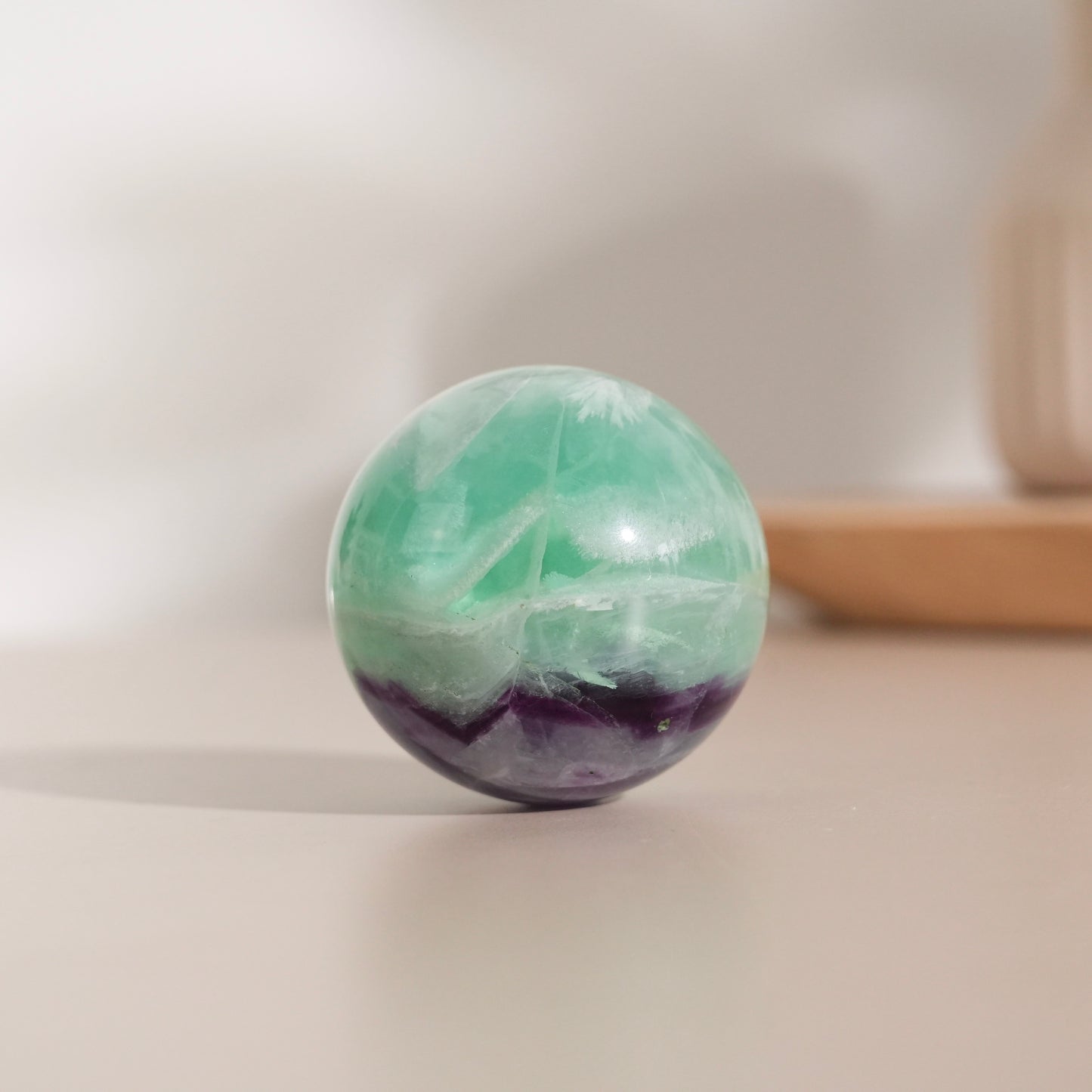 紫綠螢石球