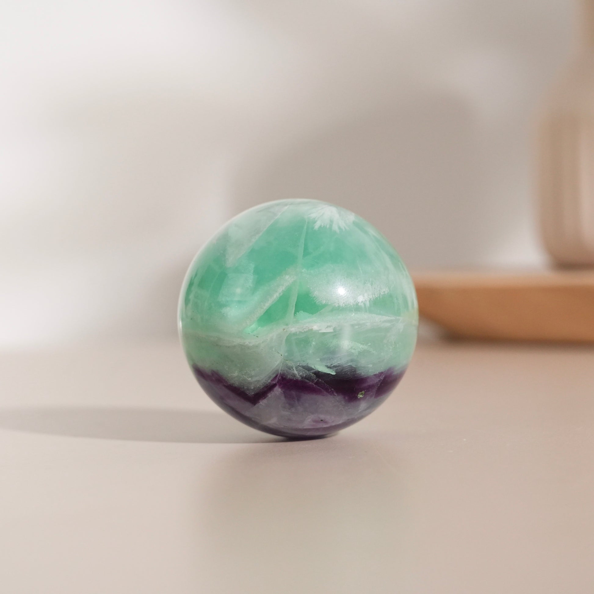 紫綠螢石球