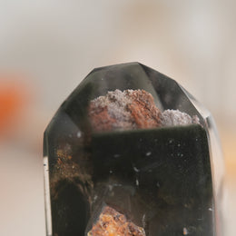 紅綠白幽靈水晶柱