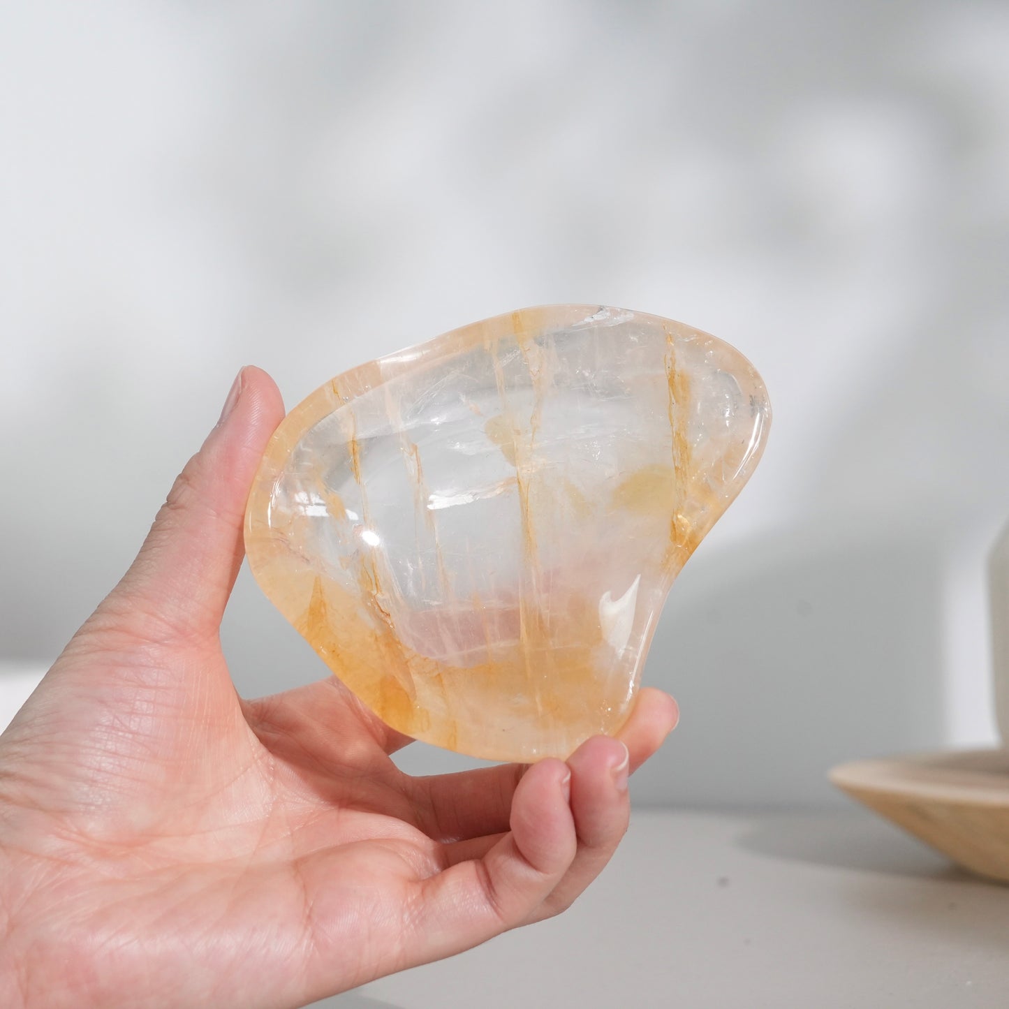 黃金療癒者水晶碟