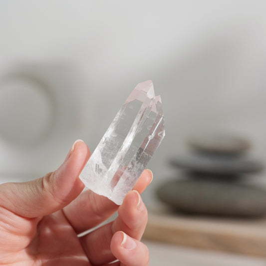 星宇雙生白水晶