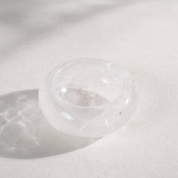 白水晶碗