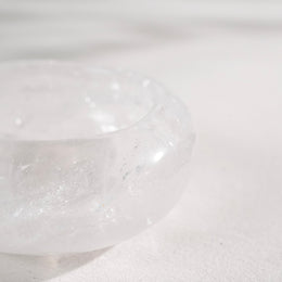 白水晶碗