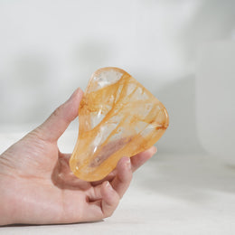 黃金療癒者水晶碟