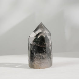 綠幽靈水晶柱