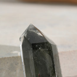 雙尖綠幽靈水晶