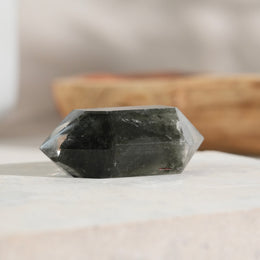 雙尖綠幽靈水晶