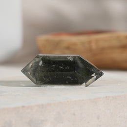 雙尖綠幽靈水晶