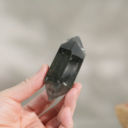 雙尖綠幽靈水晶