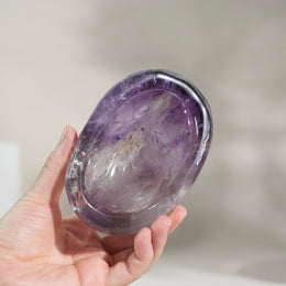 紫黃水晶碗
