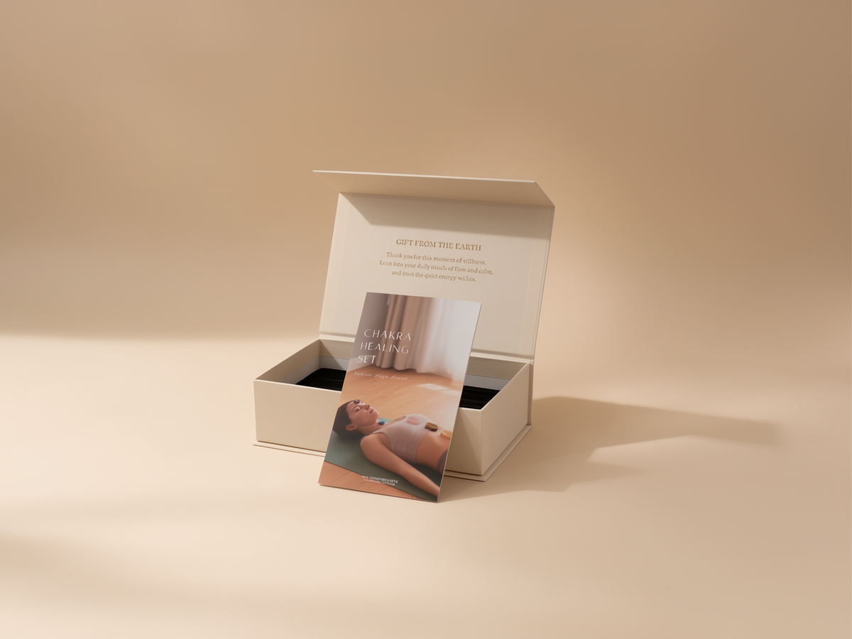 Chakra Healing Set 2.0 — 禮盒及使用小冊子 / Gift box and instruction booklet