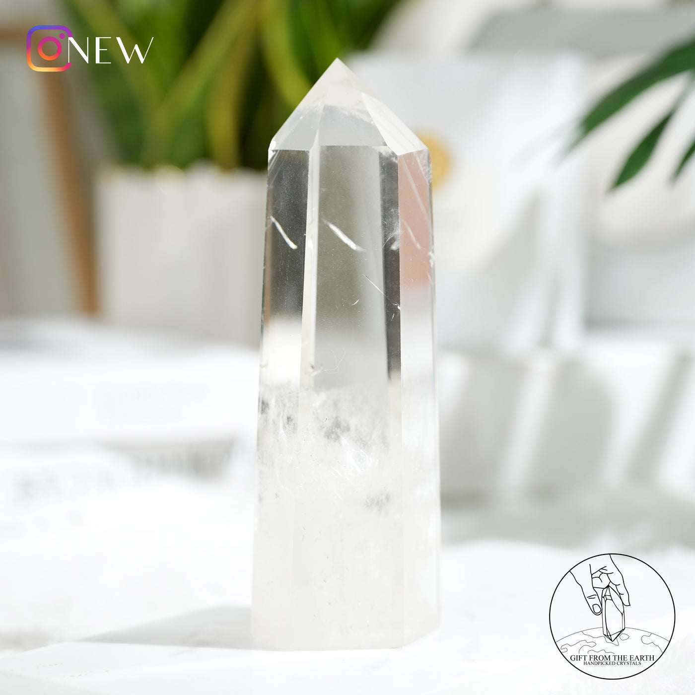 Clear Quartz Tower